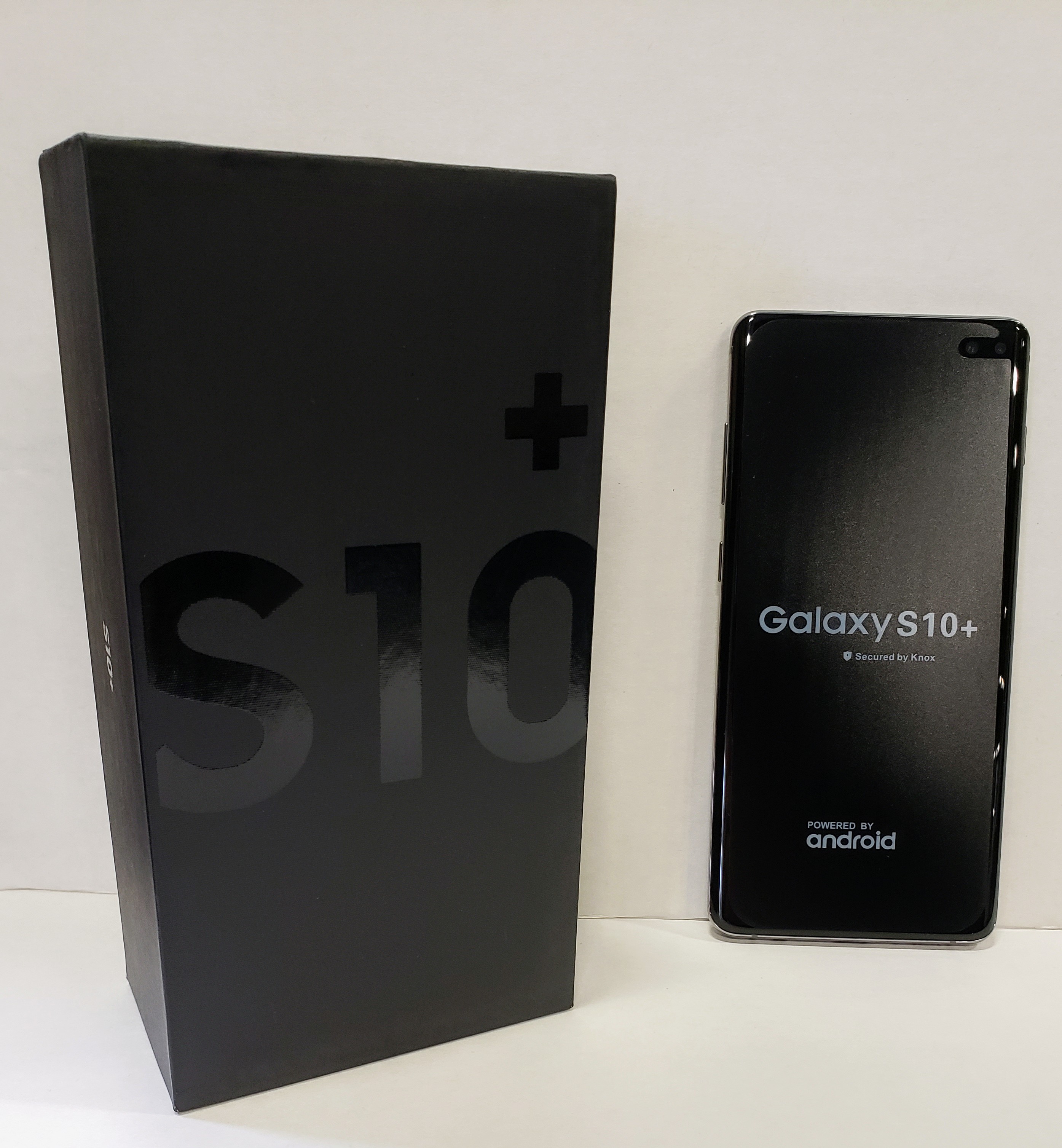 Samsung Galaxy S10 Plus 128GB - Black -  OPEN BOX NEW 90 DAY WARRANTY  NEVER USED