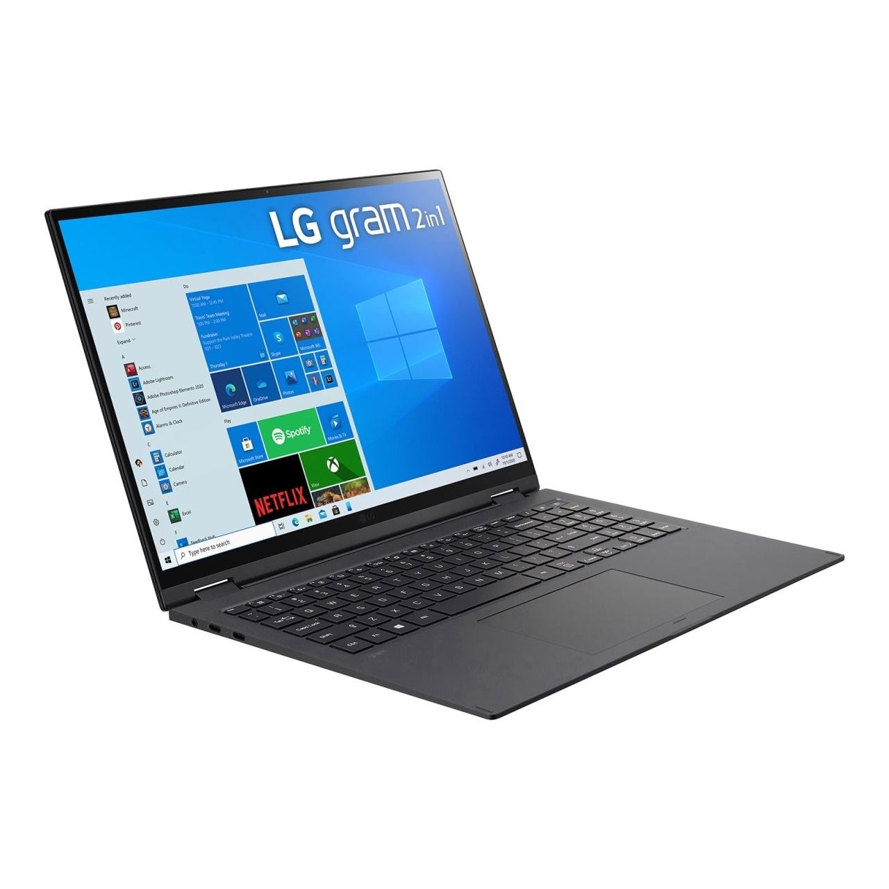 LG 2 in 1 Notebook 16T90P Open Box Intel Core i7 i7-1165G7 16 GB RAM 512 GB SSD 16