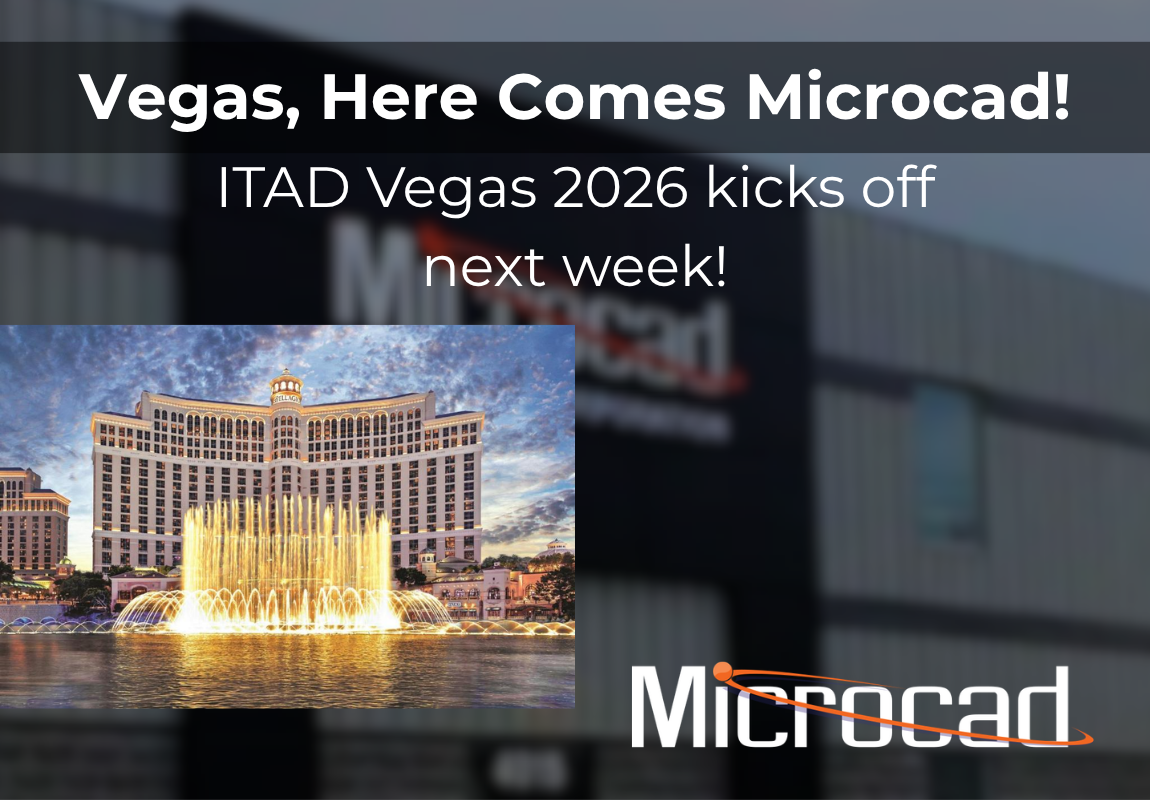Vegas here we come! Microcad x ITAD 2026