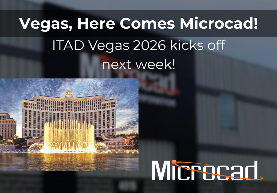 Vegas here we come! Microcad x ITAD 2026