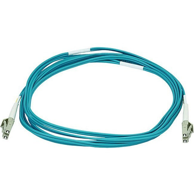 Monoprice 10GB Fiber Optic Cable - LC/SC Duplex Multi Mode 30 Meter Aqua