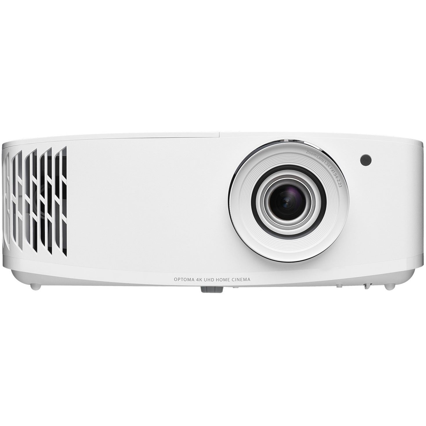 Optoma UHD55 3D DLP Projector - 16:9 - Ceiling Mountable - White - High Dynamic Range (HDR) - 3840 x 2160 - Front - 480p - 4000 Hour Normal Mode - 10000 Hour Economy Mode - 4K - 1,200,000:1 - 3600 lm - HDMI - USB - Network (RJ-45) - Home Theater, Office,