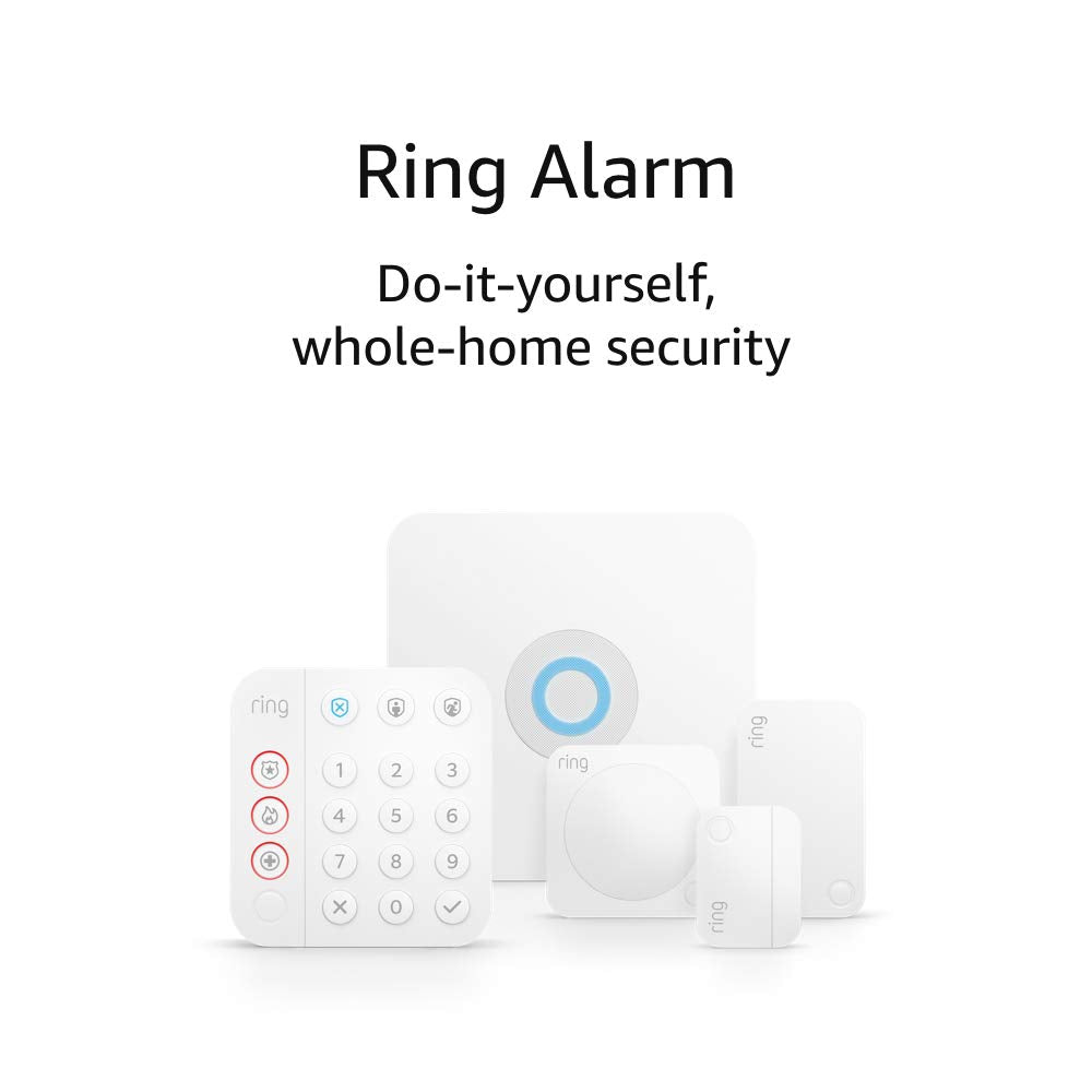 Open Box Ring Alarm Home Security Kit - 10 pieces
Includes:
1 x Base Station
1 x Alarm Keypad
1 x Range Extender
1 x Motion Detector
6 x Contact Sensor - Open Box