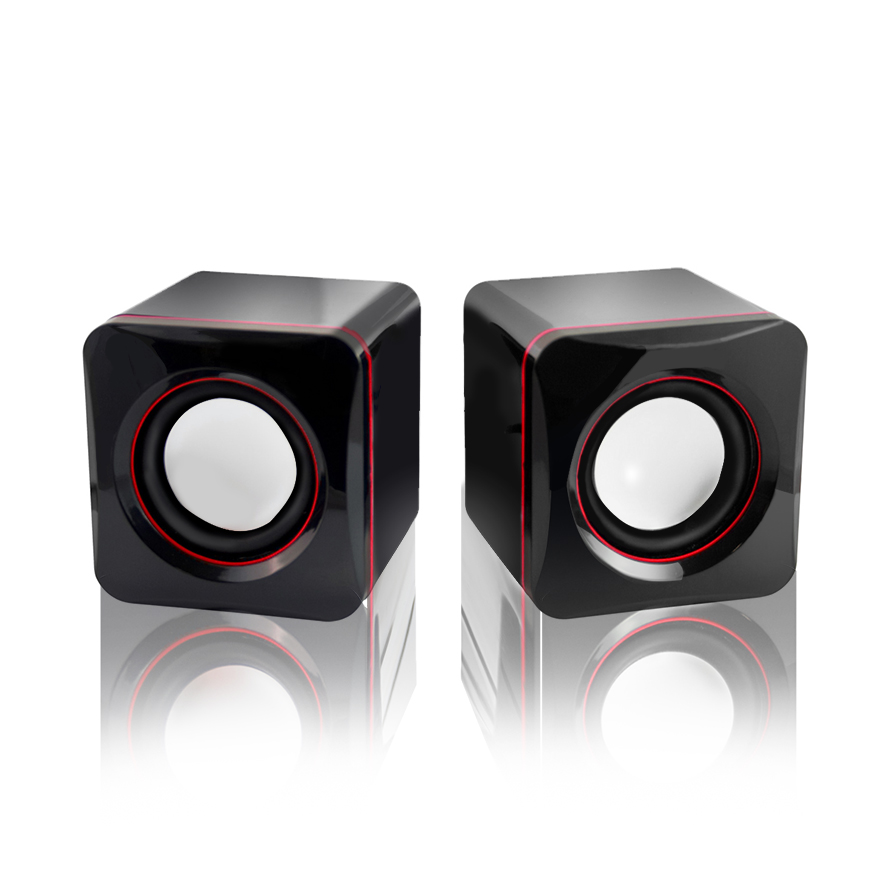 2.0 Multimedia Speaker, Cube Design