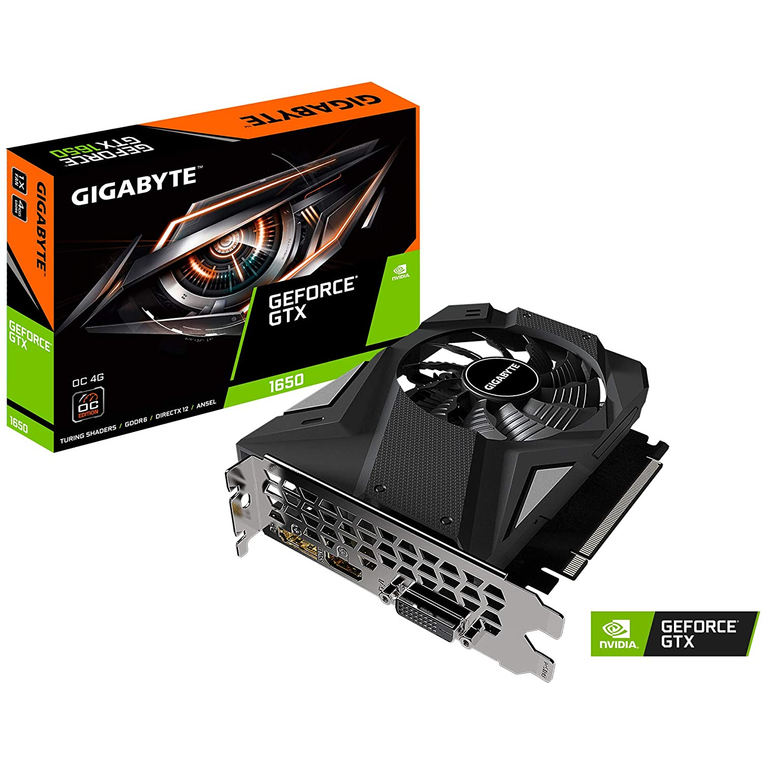 GIGABYTE GeForce GTX 1650 D6 OC 4G Graphics Card