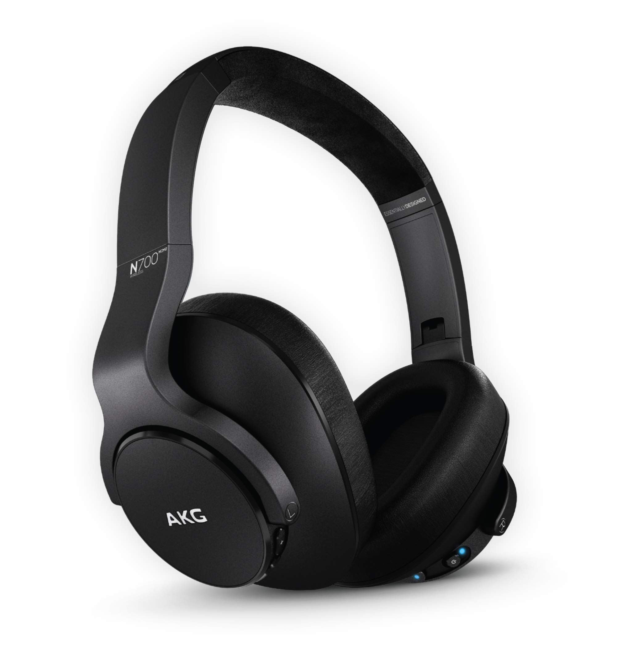 AKG (A Samsung Brand) N700NC M2 Over-Ear Foldable Wireless Headphones, Active Noise Cancelling Headphones - Black (US Version), 2.6