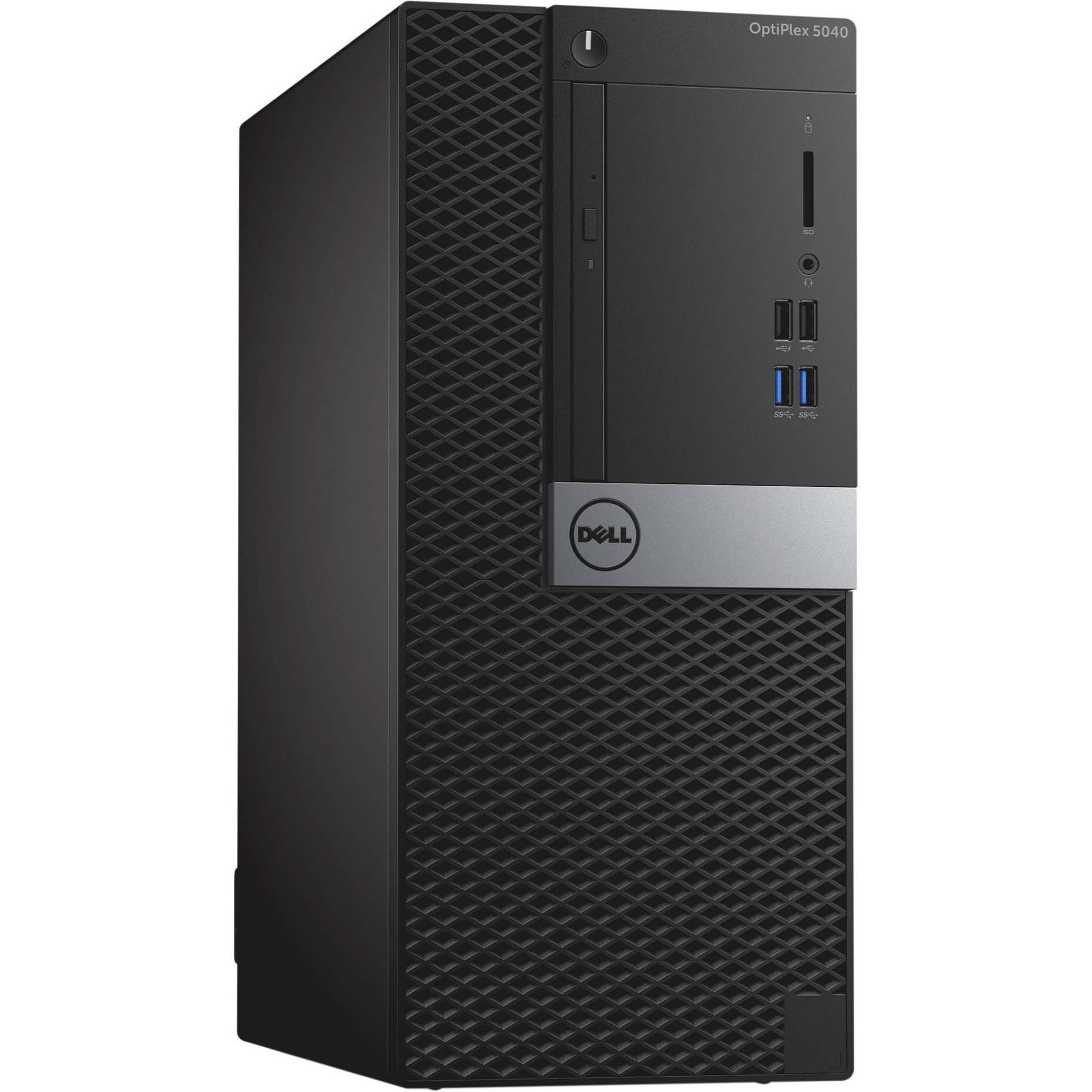 Dell Desktop Computer 5040 MT Grade A Intel Core i5 i5-6700 8 GB RAM 256 GB SSD Windows 10 Professional